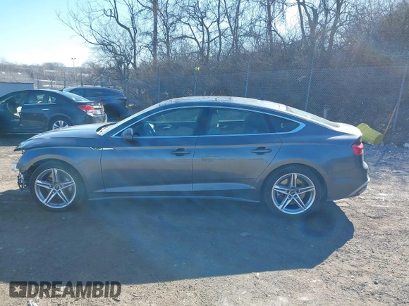 2021 Audi A5 Sportback S line Premium Plus with VIN WAUFACF52MA047877, listed as a IAAI auction lot 41643604 with 34,912 mi miles. Bid and sale history available at carsss.com. Image 14.