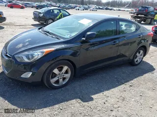 2013 Hyundai Elantra GLS with VIN 5NPDH4AE2DH450608, listed as a IAAI auction lot 41932150 with 188,509 mi miles. Bid and sale history available at carsss.com. Image 2.