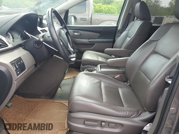 2017 Honda Odyssey EX-L with VIN 5FNRL5H62HB007324, listed as a Copart auction lot 54594405 with 160,638 mi miles and Clean Title. Bid and sale history available at DreamBid. Image 7.
