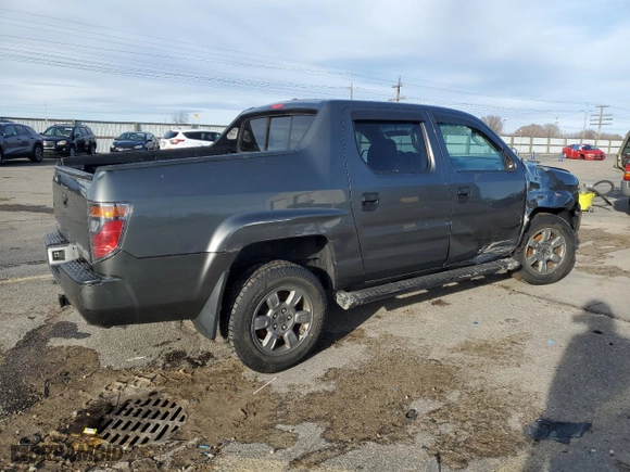 2007 Honda Ridgeline RT with VIN 2HJYK16277H511881, listed as a Copart auction lot 48402785 with 181,985 mi miles and Salvage Title. Bid and sale history available at carsss.com. Image 3.
