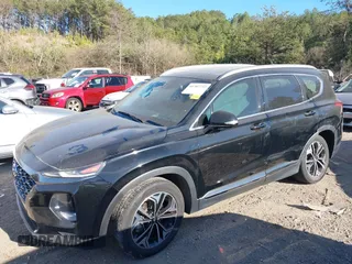 2019 Hyundai Santa Fe Ultimate with VIN 5NMS53AA8KH062025, listed as a IAAI auction lot 41707732 with 84,280 mi miles. Bid and sale history available at carsss.com. Image 6.