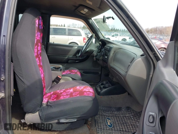 2001 Ford Ranger XL Fleet z VIN 1FTZR15E11PB68777, wystawiony jako IAAI lot #41673554 z przebiegiem 185 621 mil mil oraz . Historia ofert i sprzedaży dostępna na DreamBid. Obrazek 5.
