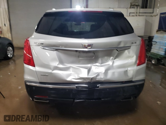 2018 Cadillac XT5 AWD with VIN 1GYKNBRS6JZ193224, listed as a Copart auction lot 44047695 with 105,654 mi miles and Salvage title. Bid and sale history available at DreamBid. Image 6.