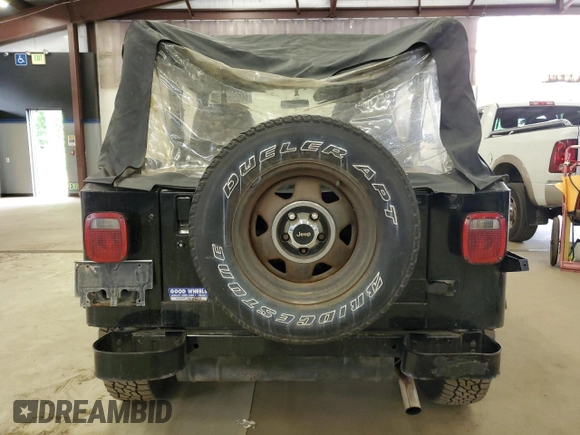 1993 Jeep Wrangler S with VIN 1J4FY19P9PP227563, listed as a Copart auction lot 60095405 with 166,851 mi miles and Clean title. Bid and sale history available at DreamBid. Image 6.