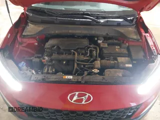2022 Hyundai Kona SEL with VIN KM8K32AB7NU891234, listed as a IAAI auction lot 41329880 with 20,486 mi miles. Bid and sale history available at carsss.com. Image 10.