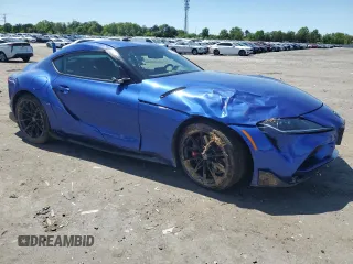 2024 Toyota Supra 3.0 with VIN WZ1DB0G05RW066072, listed as a Copart auction lot 54894725 with 11,892 mi miles and Salvage title. Bid and sale history available at DreamBid. Image 4.