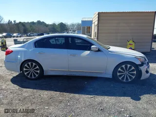 2013 Hyundai Genesis 5.0L R-Spec with VIN KMHGC4DH0DU244349, listed as a IAAI auction lot 41508229 with 231,929 mi miles. Bid and sale history available at carsss.com. Image 13.