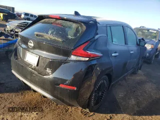 2025 Nissan LEAF SV Plus with VIN 1N4CZ1CV0SC560236, listed as a Copart auction lot 79909104 with 447 mi miles and Salvage Title. Bid and sale history available at carsss.com. Image 3.