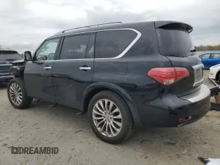 2015 Infiniti QX80 with VIN JN8AZ2NE0F9085926, listed as a Copart auction lot 51132465 with 187,900 mi miles and Salvage Title. Bid and sale history available at carsss.com. Image 2.