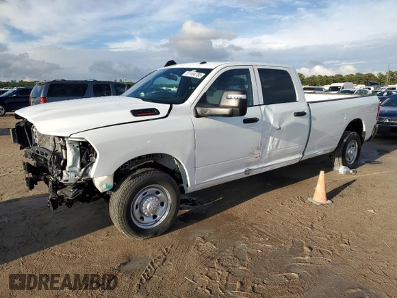 2024 Ram 2500 Tradesman with VIN 3C6UR4HJ2RG328449, listed as a Copart auction lot 51104785 with 8,209 mi miles and Salvage Title. Bid and sale history available at carsss.com. Image 1.