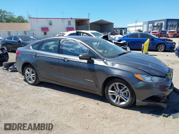 2018 Ford Fusion Hybrid S with VIN 3FA6P0UU3JR122443, listed as a IAAI auction lot 41898129 with 119,873 mi miles. Bid and sale history available at carsss.com. Image 12.