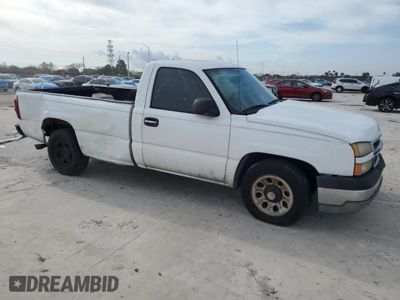 2007 Chevrolet Silverado 1500 LS with VIN 1GCEC14V27Z204071, listed as a Copart auction lot 50455645 with 123,355 mi miles and Salvage Title. Bid and sale history available at carsss.com. Image 4.