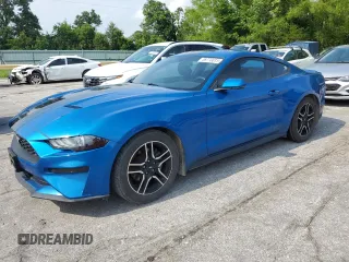 2019 Ford Mustang EcoBoost z VIN 1FA6P8TH6K5124372, wystawiony jako Copart lot #58770015 z przebiegiem 104 416 mil mil oraz Szkoda całkowita • Salvage title. Historia ofert i sprzedaży dostępna na DreamBid. Obrazek 1.