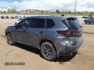2023 Nissan Rogue S with VIN 5N1BT3AB8PC744032, listed as a Copart auction lot 54912345 with 55,045 mi miles and Salvage title. Bid and sale history available at DreamBid. Image 2.