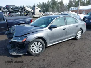 2012 Volkswagen Passat S с VIN 1VWAP7A36CC014745, выставлен на аукционе IAAI как лот 41606196 с пробегом 121 364 миль миль и . История ставок и продаж доступна на DreamBid. Изображение 2.
