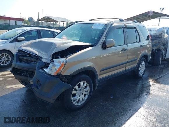 2005 Honda CR-V EX with VIN SHSRD78865U314431, listed as a IAAI auction lot 40206182 with 164,015 mi miles. Bid and sale history available at carsss.com. Image 19.