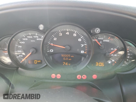 2004 Porsche 911 with VIN WP0BA29944S635185, listed as a Copart auction lot 56973225 with 90,005 mi miles and Salvage title. Bid and sale history available at DreamBid. Image 9.