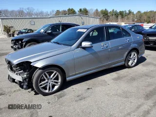 2014 Mercedes-Benz C 300 Sport with VIN WDDGF8AB4EG202033, listed as a Copart auction lot 49781945 with 126,386 mi miles and Salvage Title. Bid and sale history available at DreamBid. Image 1.