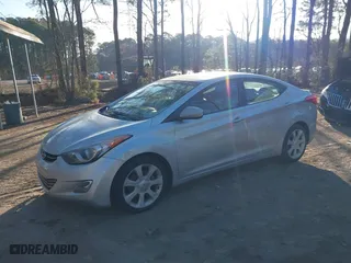 2012 Hyundai Elantra GLS with VIN KMHDH4AE1CU258404, listed as a IAAI auction lot 41766937 with 139,012 mi miles. Bid and sale history available at carsss.com. Image 2.
