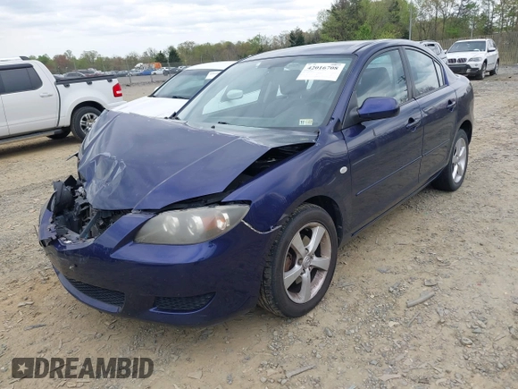 2005 Mazda 3 i with VIN JM1BK12F051341703, listed as a IAAI auction lot 42016708 with 164,188 mi miles and . Bid and sale history available at DreamBid. Image 2.