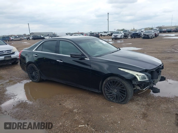 2019 Cadillac CTS Sedan Luxury RWD with VIN 1G6AR5SS9K0100254, listed as a IAAI auction lot 41308877 with 129,821 mi miles. Bid and sale history available at carsss.com. Image 1.