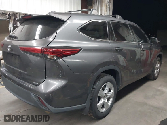 2021 Toyota Highlander L with VIN 5TDCZRBH2MS146641, listed as a IAAI auction lot 42237613 with 68,480 mi miles and . Bid and sale history available at DreamBid. Image 4.