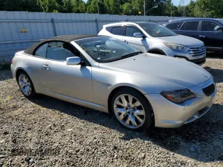 2006 BMW 6 Series 650Ci with VIN WBAEK13496CN79496, listed as a Copart auction lot 60594244 with 85,024 mi miles and Clean Title. Bid and sale history available at carsss.com. Image 4.