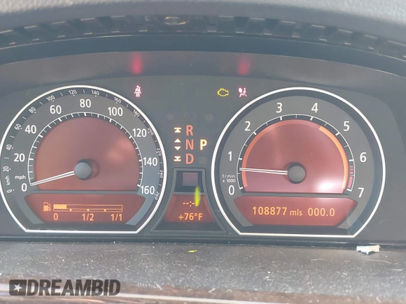 2005 BMW 7 Series 745Li with VIN WBAGN63515DS58163, listed as a IAAI auction lot 42133398 with 108,877 mi miles and . Bid and sale history available at DreamBid. Image 7.