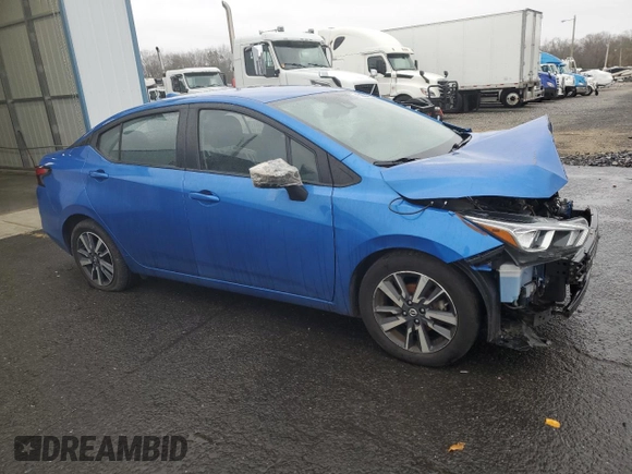 2021 Nissan Versa SV with VIN 3N1CN8EV9ML831185, listed as a Copart auction lot 50714455 with 156,963 mi miles and Clean Title. Bid and sale history available at DreamBid. Image 4.