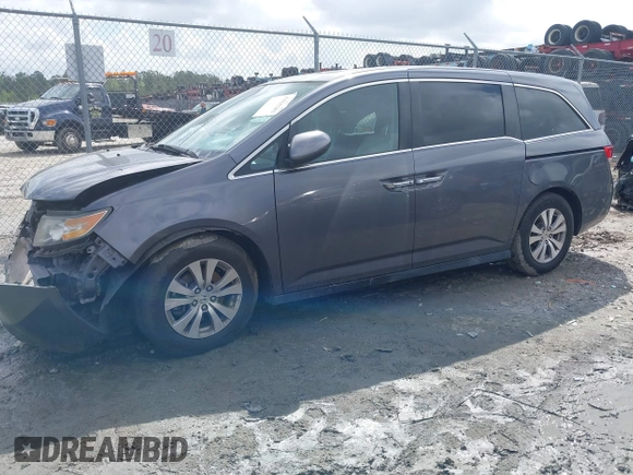 2016 Honda Odyssey EX-L with VIN 5FNRL5H67GB081580, listed as a IAAI auction lot 41935281 with 201,000 mi miles and . Bid and sale history available at DreamBid. Image 11.