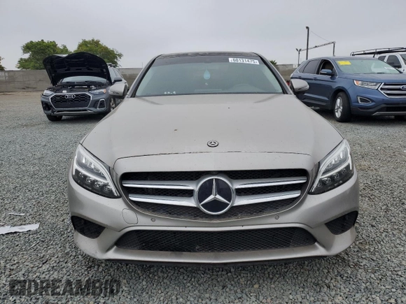 2020 Mercedes-Benz C 300 with VIN WDDWF8DBXLR531683, listed as a Copart auction lot 60131475 with 64,797 mi miles and Salvage title. Bid and sale history available at DreamBid. Image 5.