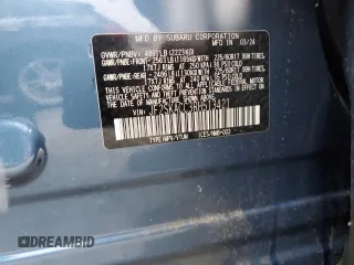 2024 Subaru Forester Premium with VIN JF2SKACC3RH513421, listed as a Copart auction lot 44204325 with 12,362 mi miles and Salvage title. Bid and sale history available at DreamBid. Image 13.