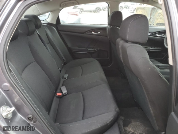 2019 Honda Civic Sedan LX with VIN 2HGFC2F66KH552594, listed as a Copart auction lot 47577545 with 34,096 mi miles and Salvage Title. Bid and sale history available at carsss.com. Image 10.
