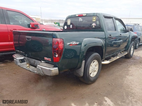 2005 GMC Canyon 1SB SLE Z85 with VIN 1GTDT136958255995, listed as a IAAI auction lot 41519337 with 201,249 mi miles. Bid and sale history available at carsss.com. Image 4.