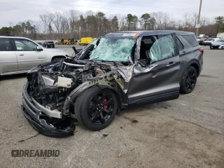 2021 Ford Explorer ST z VIN 1FM5K8GC3MGA55033, wystawiony jako Copart lot #49859815 z przebiegiem Nie podano mil oraz Szkoda całkowita • Salvage title. Historia ofert i sprzedaży dostępna na DreamBid. Obrazek 1.