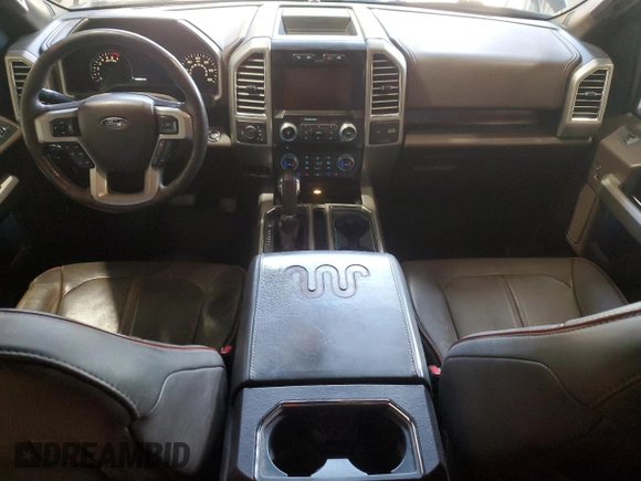 2015 Ford F-150 XLT with VIN 1FTEW1EG5FFB90805, listed as a Copart auction lot 54433415 with 249,920 mi miles and Salvage title. Bid and sale history available at DreamBid. Image 8.