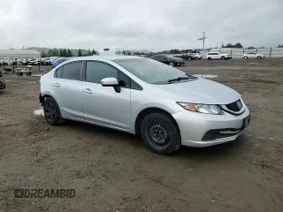 2015 Honda Civic Sedan LX with VIN 2HGFB2F54FH560824, listed as a Copart auction lot 51330605 with 215,540 mi miles and Salvage Title. Bid and sale history available at carsss.com. Image 11.