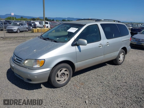 2003 Toyota Sienna LE with VIN 4T3ZF13C83U550595, listed as a IAAI auction lot 42109391 with 195,592 mi miles. Bid and sale history available at carsss.com. Image 2.