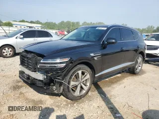 2021 Genesis GV80 with VIN KMUHBDSB5MU040461, listed as a Copart auction lot 59160715 with 62,296 mi miles and Salvage title. Bid and sale history available at DreamBid. Image 1.