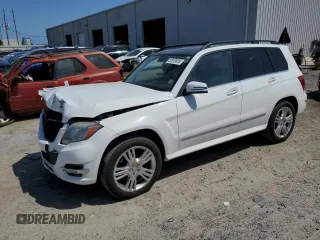 2014 Mercedes-Benz GLK 350 with VIN WDCGG5HB5EG336782, listed as a Copart auction lot 51587615 with 128,300 mi miles and Salvage Title. Bid and sale history available at carsss.com. Image 1.