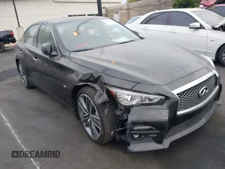 2017 Infiniti Q50 Premium z VIN JN1EV7AP1HM733497, wystawiony jako IAAI lot #42778258 z przebiegiem 131 077 mil mil oraz . Historia ofert i sprzedaży dostępna na DreamBid. Obrazek 1.