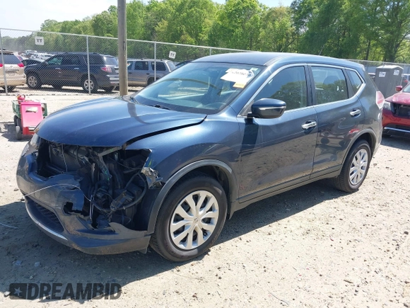 2015 Nissan Rogue SV with VIN KNMAT2MTXFP588646, listed as a IAAI auction lot 42026030 with 148,896 mi miles. Bid and sale history available at carsss.com. Image 18.