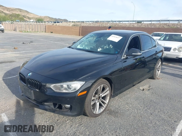 2015 BMW 3 Series 328i with VIN WBA3A5C55FP604316, listed as a IAAI auction lot 41915627 with 120,594 mi miles. Bid and sale history available at carsss.com. Image 2.
