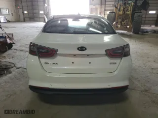 2015 Kia Optima Hybrid with VIN KNAGM4ADXF5084641, listed as a Copart auction lot 53036035 with 135,876 mi miles and Clean Title. Bid and sale history available at carsss.com. Image 6.