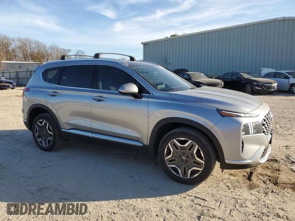 2022 Hyundai Santa Fe Limited with VIN 5NMS4DAL9NH373123, listed as a Copart auction lot 46605795 with 90,930 mi miles and Salvage Title. Bid and sale history available at carsss.com. Image 4.