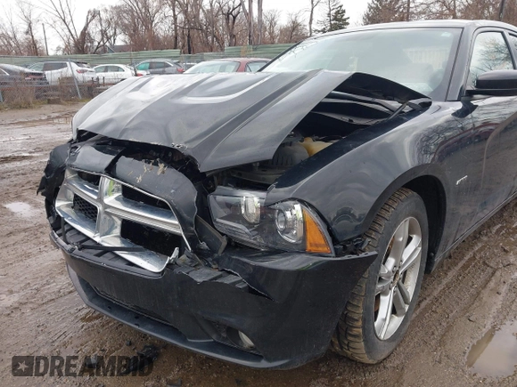 2013 Dodge Charger RT with VIN 2C3CDXDT7DH588158, listed as a IAAI auction lot 41663249 with 109,443 mi miles. Bid and sale history available at carsss.com. Image 6.
