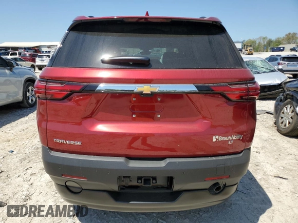2022 Chevrolet Traverse LT Leather with VIN 1GNERHKWXNJ112857, listed as a Copart auction lot 50095814 with 25,105 mi miles. Bid and sale history available at carsss.com. Image 6.