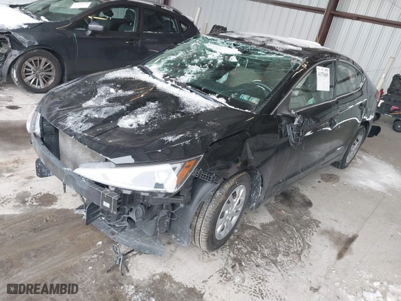 2020 Hyundai Elantra SE with VIN KMHD74LF8LU965041, listed as a IAAI auction lot 41370685 with 48,128 mi miles. Bid and sale history available at carsss.com. Image 2.