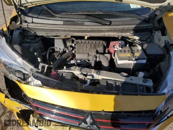 2023 Mitsubishi Mirage Black Edition с VIN ML32AWHJ5PH003304, выставлен на аукционе Copart как лот 85105444 с пробегом Не указан миль и На запчасти • Non repairable. История ставок и продаж доступна на DreamBid. Изображение 11.