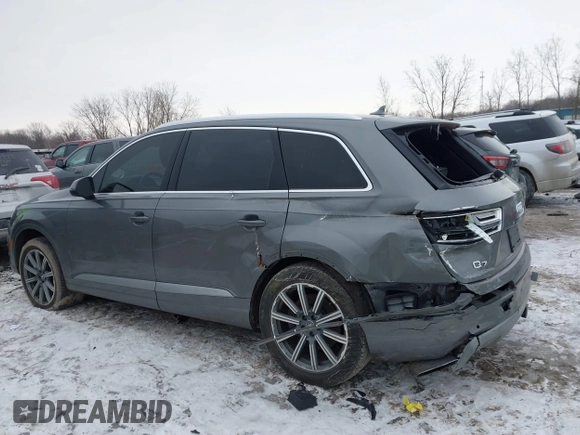 2017 Audi Q7 Premium Plus with VIN WA1LAAF70HD037732, listed as a IAAI auction lot 41399099 with 144,785 mi miles. Bid and sale history available at carsss.com. Image 14.